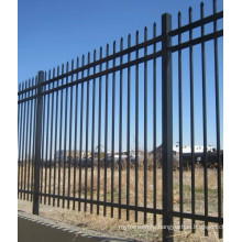 Residential Ornamental Metal Fence Panel with High Security Wrought Iron Decorative Fence for wholesales